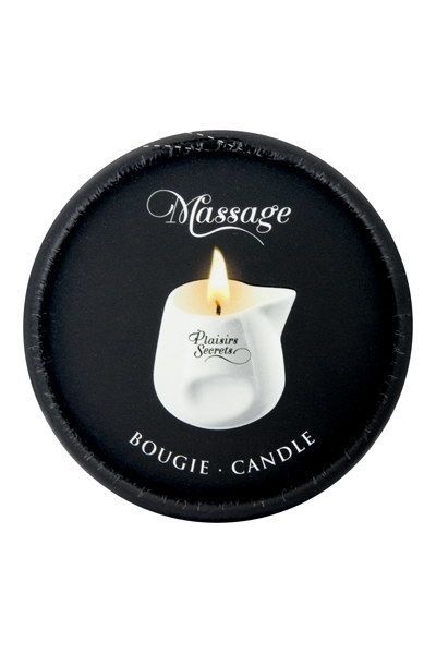 Масажна свічка Plaisirs Secrets Poppy (80 мл) подарункова упаковка, керамічний посуд SO1856 фото