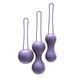 Набір вагінальних кульок Je Joue - Ami Purple, діаметр 3,8-3,3-2,7см, вага 54-71-100гр SO3042 фото 1