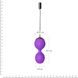 Вагінальні кульки з вібрацією Adrien Lastic Kegel Vibe Purple, діаметр 3,7 см AD40753 фото 2
