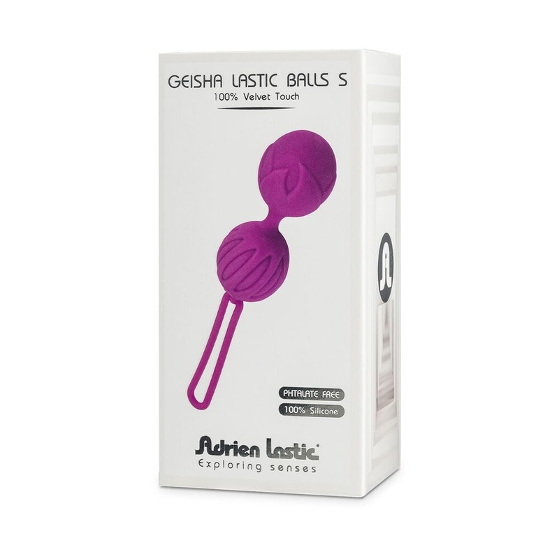 Вагінальні кульки Adrien Lastic Geisha Lastic Balls Mini Violet (S), діаметр 3,4 см, вага 85 гр AD40443 фото