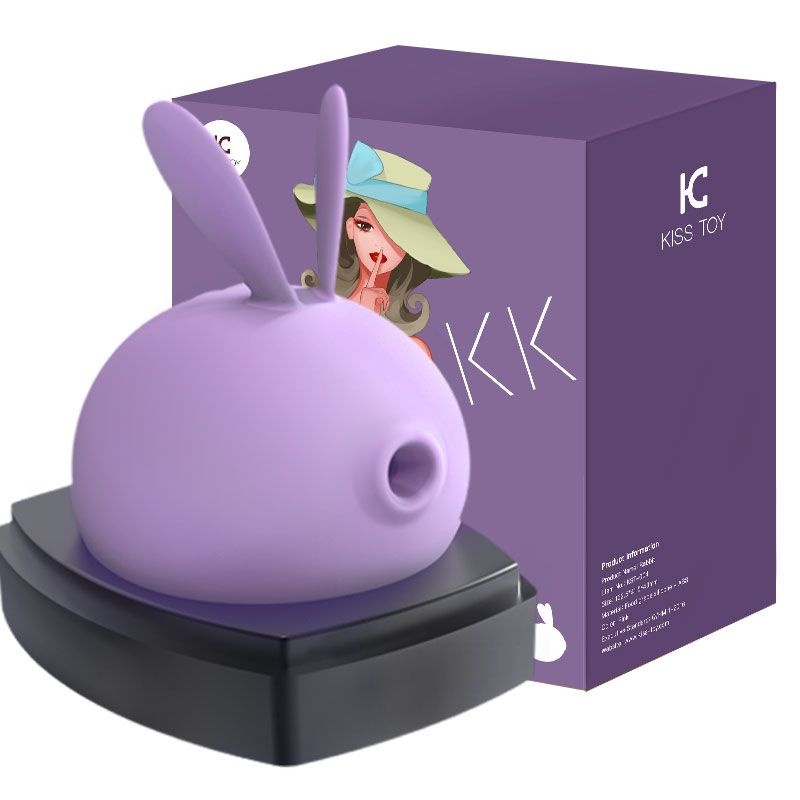 Вакуумний стимулятор з вібрацією KisToy Miss KK Purple SO3760 фото