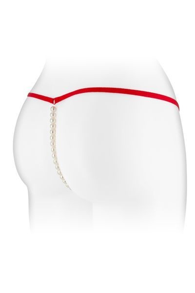 Трусики-стрінги з перлинною ниткою Fashion Secret VENUSINA Red SO2250 фото