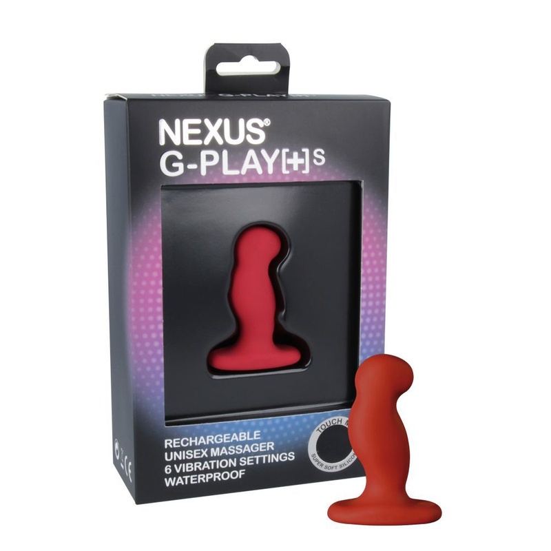 Вібромасажер простати Nexus G-Play Plus S Red, макс діаметр 2,3 см, перезаряджається GPS003 фото