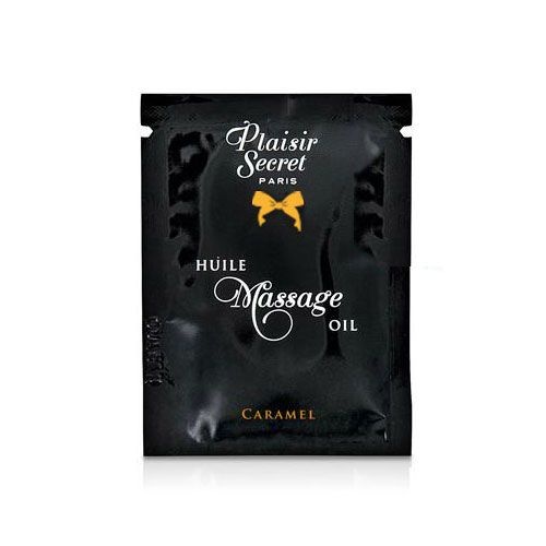 Пробник масажної олії Plaisirs Secrets Caramel (3 мл) SO1210 фото