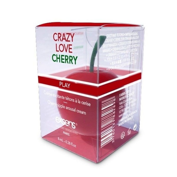 Збудливий крем для сосків EXSENS Crazy Love Cherry (8 мл) з жожоба і маслом Ши, їстівний SO3334 фото