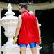 Чоловічий еротичний костюм супермена "Готовий на все Стів" S/M: плащ, портупея, шорти, манжети SO2292 фото 5