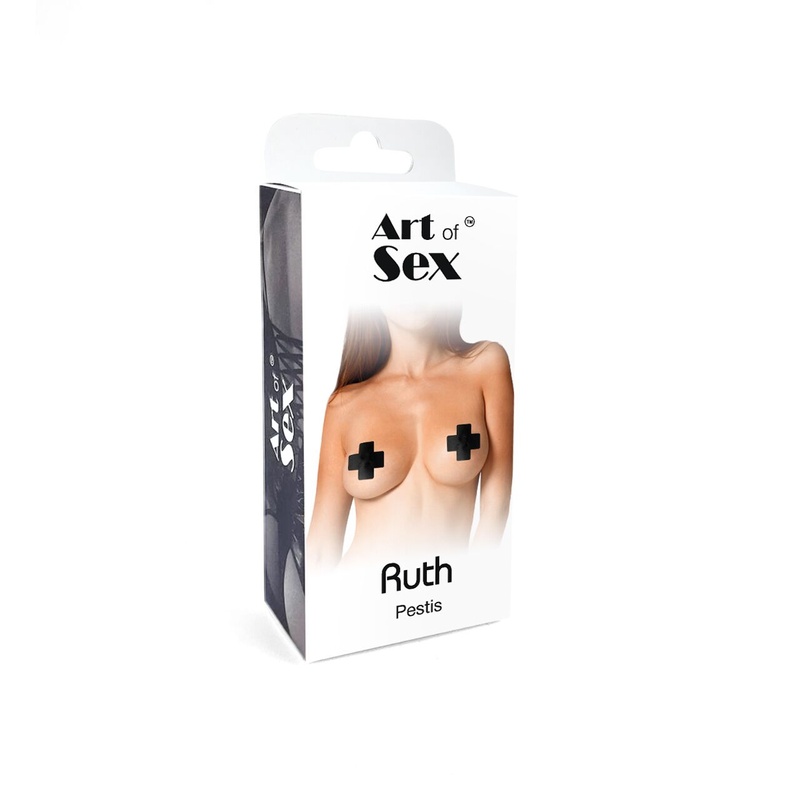 Сексуальні наклейки на груди Art of Sex – Ruth. Чорний SO6788 фото