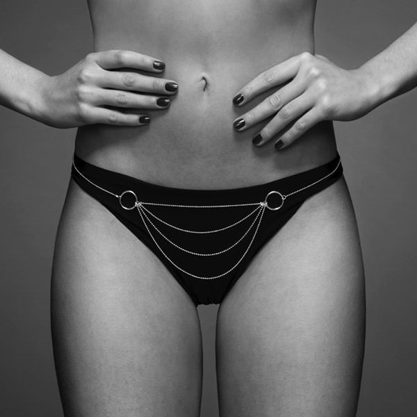 Ланцюжок-трусики Bijoux Indiscrets Magnifique Bikini Chain – Gold, прикраса для тіла SO2662 фото