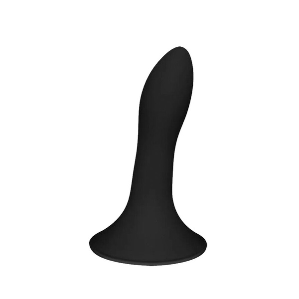 Дилдо з присоскою Adrien Lastic Hitsens 5 Black, відмінно для страпона, діаметр 2,4 см, довжина 13 с AD24059 фото