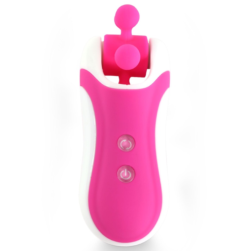 Стимулятор з імітацією оральних ласк FeelzToys - Clitella Oral Clitoral Stimulator Pink SO5068 фото