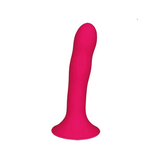 Дилдо з присоскою Adrien Lastic Hitsens 4 Pink, відмінно для страпона, діаметр 3,7см, довжина 17,8см AD24041 фото