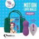 Вагінальні кульки з перловим масажем FeelzToys Motion Love Balls Foxy з пультом дистанційного керува SO3854 фото 1
