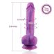 Фалоімітатор 8.2″ з вібрацією для секс-машин Hismith Purple Silicone Dildo with Vibe, знімний конект SO6212 фото 3