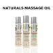 Масажна олія System JO – Naturals Massage Oil – Coconut & Lime з натуральними ефірними оліями (120 м SO6164 фото 5