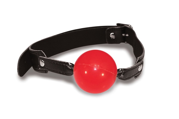 Классический кляп с шариком Sex And Mischief - Solid Red Ball Gag SO1295 фото