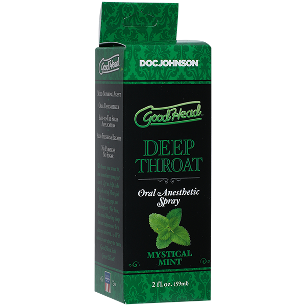 Спрей для мінету Doc Johnson GoodHead DeepThroat Spray - Mystical Mint 59 мл для глибокого мінету SO2799 фото
