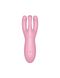Кліторальний смарт вібратор Satisfyer Threesome 4 Pink з трьома пальчиками SO6082 фото 2