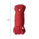 Мотузка для BDSM MAI Bondage Rope Red, довжина 10 м, діаметр 6,5 мм, поліестер SO6574 фото 2